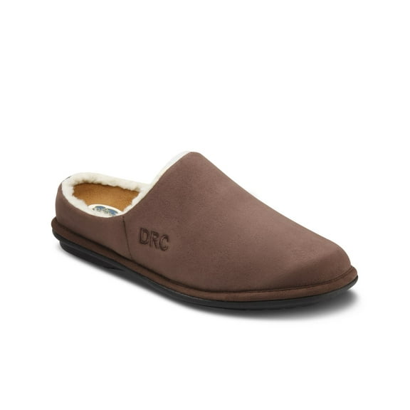 Dr. Comfort Easy Men's Slippers - Chocolate