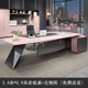 thumbnail image 1 of Fashion Boss Desks Table Simple Modern Painted Manager Executive Desk Ladies Pink Single Boss Desk and Chair Combination My Lux Decor Round, 1 of 26