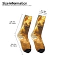 thumbnail image 2 of Naloa Golden Pig Cloud Fantasy Kids Socks Unisex Kids and Toddlers' Crew Socks, ,1 Pairs, 2 of 5