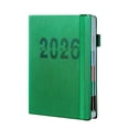thumbnail image 1 of Back to Schol! Miyuadkai 2026 Business Notebook (400 Pages) Green, Stylish 2026 Business Notebooks: A of Six Color Variations for Organization and Planning, 1 of 9