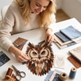 thumbnail image 6 of Kiddiway DIY Patchwork Kit - Complete Fabric Craft Set with Pre-Cut Pieces, Create Owl Wall Decor, Great Craft Kits for Home Arts and Crafts, 6 of 6