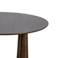 thumbnail image 4 of MAYEERTY 67x33.5x30 Modern Oval Dining Table, Contemporary Home Wood Kitchen Table, Walnut, 4 of 8