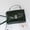 green, variant on Genuine Cowhide Leather Women's Crocodile Embossed Satchel Bag, Top Handle Crossbody Shoulder Purse