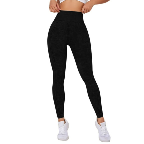 BLOCLOALO Anti Cellulite Leggings for Women High Waisted Tummy Control Legging Lightweight Butt Lifting Workout Slim Fit Pants Anti Cellulite Leggings Gym Leggings Textured Leggings Black Xl
