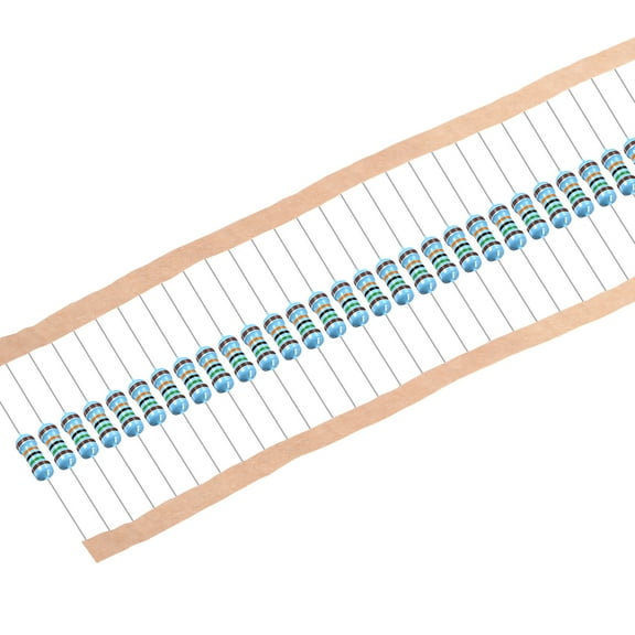 1/2W 150K Ohm Metal Film Resistors 0.5W 1% Tolerances 5 Color Bands 100Pcs