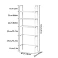 thumbnail image 4 of Sentmoon Over Toilet Storage Small Shelf Storage Rack Above Toilet 3-layer Bathroom Storage Rack Bathroom Storage and Storage Can Accommodate Toiletries and Daily Necessities, 4 of 9