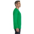 thumbnail image 3 of Gildan Heavy Cotton 5.3 oz. Long-Sleeve Men T-Shirt Irish Green Large, 3 of 3
