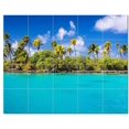 thumbnail image 1 of Beach Ocean Ceramic Tile Mural Kitchen Backsplash Bathroom Shower, 400060-M54, 1 of 3