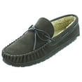 thumbnail image 2 of Minnetonka Men's Casey Slipper Charcoal Suede 12 M, 2 of 3