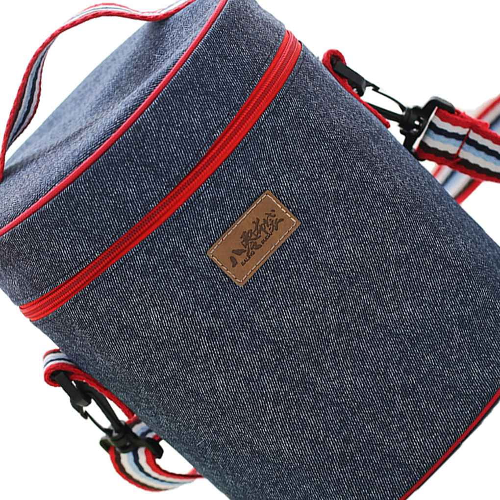 Thermal Round Lunch Bag Aluminum Film Thermo Food Jar Round Food