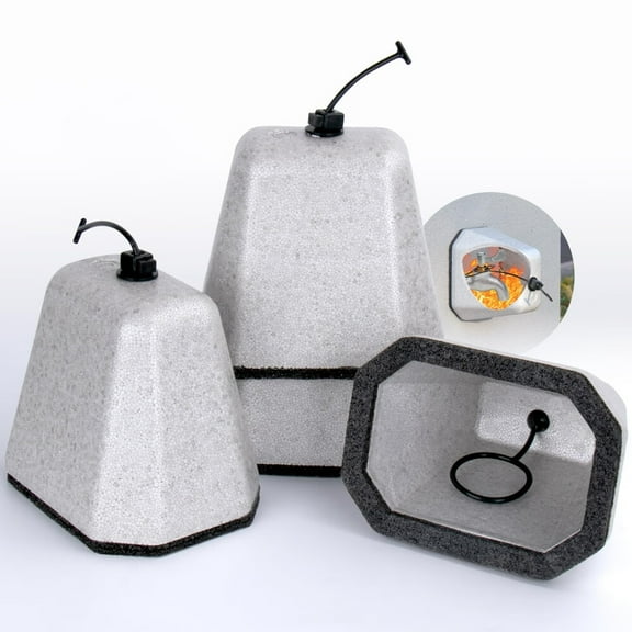 Outdoor Faucet Covers for Winter 4 Pack,Foam Faucet Cover for Winter Freeze Protection,Reusable Outdoor Hose Bib Cover,Spigot Covers Winter Insulated