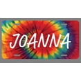 thumbnail image 1 of Joanna Name Tie Dye Style License Plate Tag Vanity Novelty Metal | UV Printed Metal | 6-Inches By 12-Inches | Car Truck RV Trailer Wall Shop Man Cave | NP1416, 1 of 1