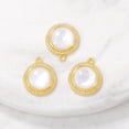 thumbnail image 2 of Shisuyan 5pcs Metal Charms for Crafts Pendants Jewelry Making Golden Simple Design Jewelry Accessories, 2 of 8