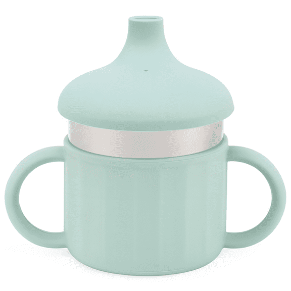 Lulyboo Baby Stainless Steel Sippy Cup – Durable Spill-Resistant Cup for Toddlers