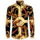 thumbnail image 1 of Camisetas para hombre, nuevas, retro, de lujo, para fiesta de graduación, con botones luminosos, para discoteca, moda de tendencia, camisas de manga larga con solapa, ropa para hombre, camisetas, 1 of 6