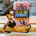 thumbnail image 6 of Gorilla 2 Pk 1" X 10' Retractable Ratchet Strap W/ Orange Gorilla Grip Handle W/ Cap Locks (Orange Webbing), 6 of 12
