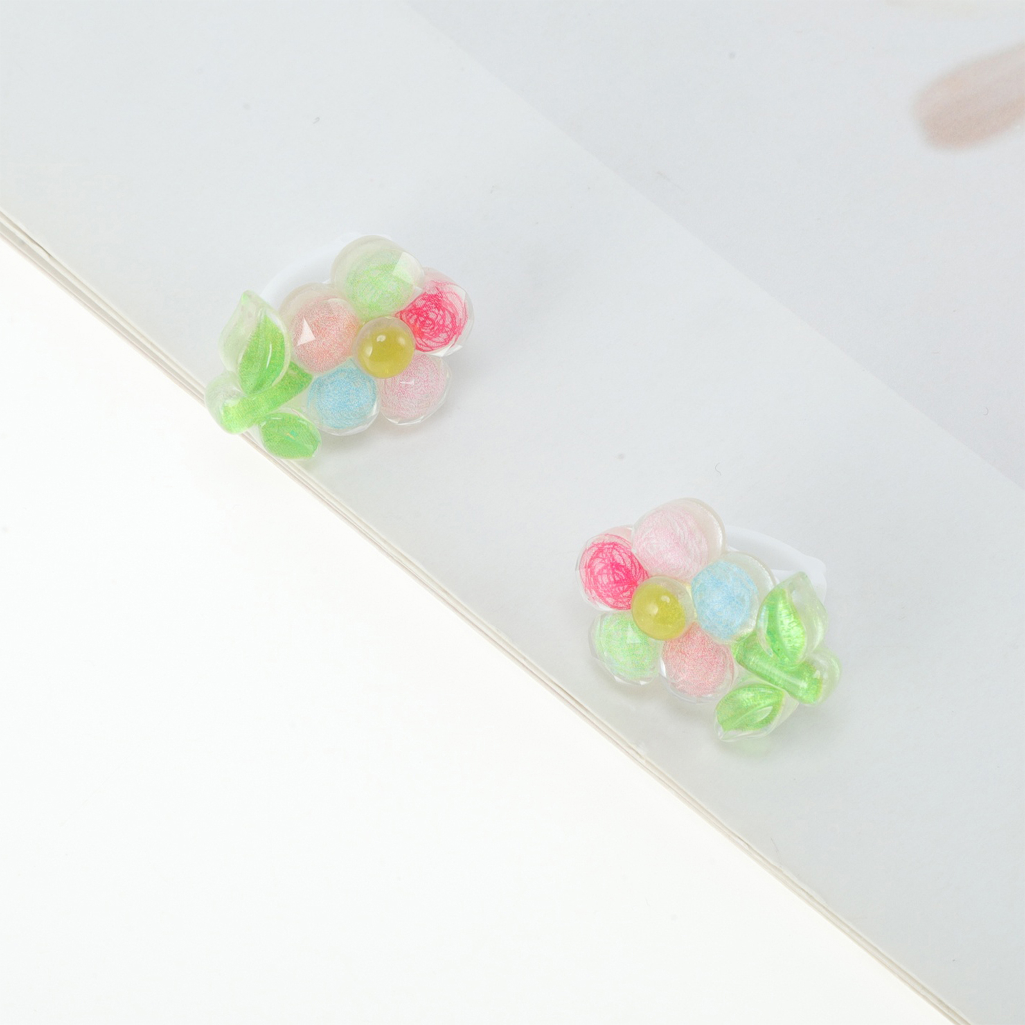 Unique Bargains Cute Fashion Shoelace Charms 1 Pair Flower