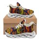 thumbnail image 1 of Zapatos casuales para mujer, moda africana, estampado de tótem tribal, zapatillas para exteriores, ligeras y cómodas, zapatos deportivos para fitness., 1 of 6