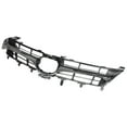thumbnail image 3 of Fit for Toyota Camry (2015-2017) Front Upper & Lower Grille, Black & Silver Chrome, 3 of 5