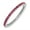 Ruby (White Gold), variant on White Gold Plated Stackable Lab Created Ruby Ring for Women - Thin Band for Stacking - Lab Grown Ruby Light Weight Wedding Eternity Band Size 11