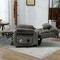 thumbnail image 3 of JUUXO Power Lift Lay Flat Recliner with Tabletop - Wireless Phone Charger, Cup Holder - Dual Motor Lift Chair Fully Recline Length 74.8 inches - Perfect for Big & Tall - 400 lbs Capacity, 3 of 10