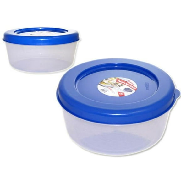 Family Maid 88234C 25 in. dia. Food Storage Round Container, Blue Color - Pack of 60