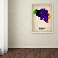 thumbnail image 3 of Trademark Fine Art "Belgium Watercolor Map" Canvas Art by Naxart, 3 of 3
