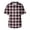 Pink, variant on Unisex Plaid Scrub Top Comfortable, Durable, and Stylish Medical Uniform for Healthcare Professionals