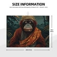thumbnail image 2 of Balery Banana Leaf Meditating Gorilla Alfombrilla de Secado para Cocina, 18x24 Pulgadas, Súper Absorbente para Platos y Encimeras, 2 of 7