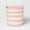 Pink, variant on Striped Coiled ' Rope Basket - Toy & Storage Basket, Cotton, Polyester, Circular