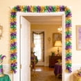 thumbnail image 6 of 78in Mardi Gras Garland, Curly Decorations Rattan, 5 Layer Thick Gold Green Purple Sparkly Curling Ribbon, Party Home Decor for Christmas Tree Wedding and Carnival, 6 of 8