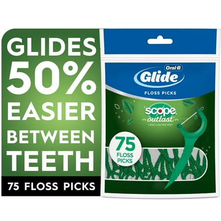 UPC 068305686312 product image for Oral-B Glide with Scope Outlast Dental Floss Picks  Mint Flavored Floss Sticks   | upcitemdb.com