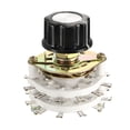thumbnail image 1 of Selector de interruptor rotativo de 6P3T 6 polos 3 lanzamientos 2 niveles con perilla, 1 of 4