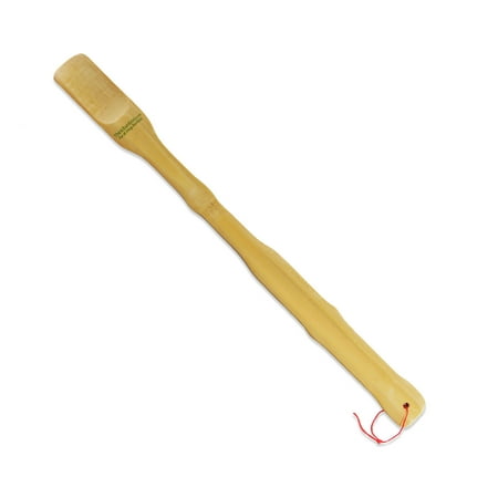 

BambooMN 17 Inch Bamboo Wooden Shoe Horn Long Handle for Seniors Men Women 1 Piece