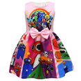 thumbnail image 3 of Roblox Robe Arc-en-Ciel pour Enfants Grande Robe de Princesse pour Filles Robe de Fête Jupe, 3 of 3