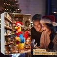 thumbnail image 6 of 2025 Christmas Chicken Countdown Calendar with 24Pcs 2D Acrylic Chicken Ornaments, Funny Rooster Hens with Santa Hats Advent Calendar Xmas Tree Decorations for Home Party, 6 of 9