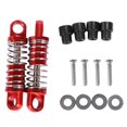 thumbnail image 1 of 2 Piezas 1/28 Amortiguadores de Aluminio RC para  RC Coche K969 K989 K999 P929 4WD Piezas de ActualizacióN de Coche de Deriva de Curso Corto-Rojo, 1 of 1
