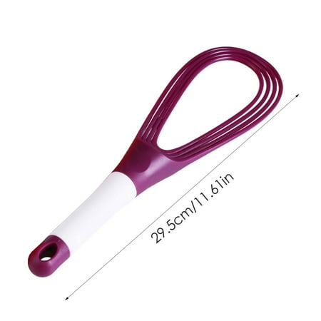 

Kitchen Egg Whisk | Rotatable Home Use Wire Whisks with Ergonomic Handle | Non-Stick Cookware Egg Beater for Baking Cooking