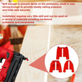 thumbnail image 6 of 15pcs 42-38-0017 No-Mar Pads, No-Mar Tip Kit Accessories Compatible with 2746-20 18ga Framing Roofing Nailer,15pcs x 42-38-0017 No-Mar Pads,Red, 6 of 6