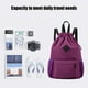 thumbnail image 4 of Drawstring Backpack Large Capacity Backpack Leisure Fitness Outdoor Sports Multi Functional Solid Color Backpack, 4 of 7