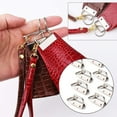 thumbnail image 5 of ROZYARD 30pcs 32mm for Key Fob Hardware with Split Rings Set for DIY Wristlet Clamp Lany, 5 of 15