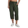 thumbnail image 4 of RBX Active Women's Plus Size Relaxed Lightweight Woven Cargo Capri Pant, 4 of 4