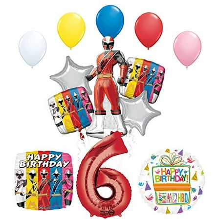 The Ultimate Power Rangers Ninja Steel 6th Birthday Party Supplies