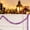 Purple, variant on Northlight Hanging Polka Dots Commercial Tinsel Christmas Garland - 50' x 1.5" - Purple - Unlit