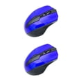 thumbnail image 4 of crativent New Arrival Universal Wireless Mouse Portable Optical 4 Buttons 2000 DPI Ergonomic Mice for Computer PC Laptop Blue 2Set, 4 of 6