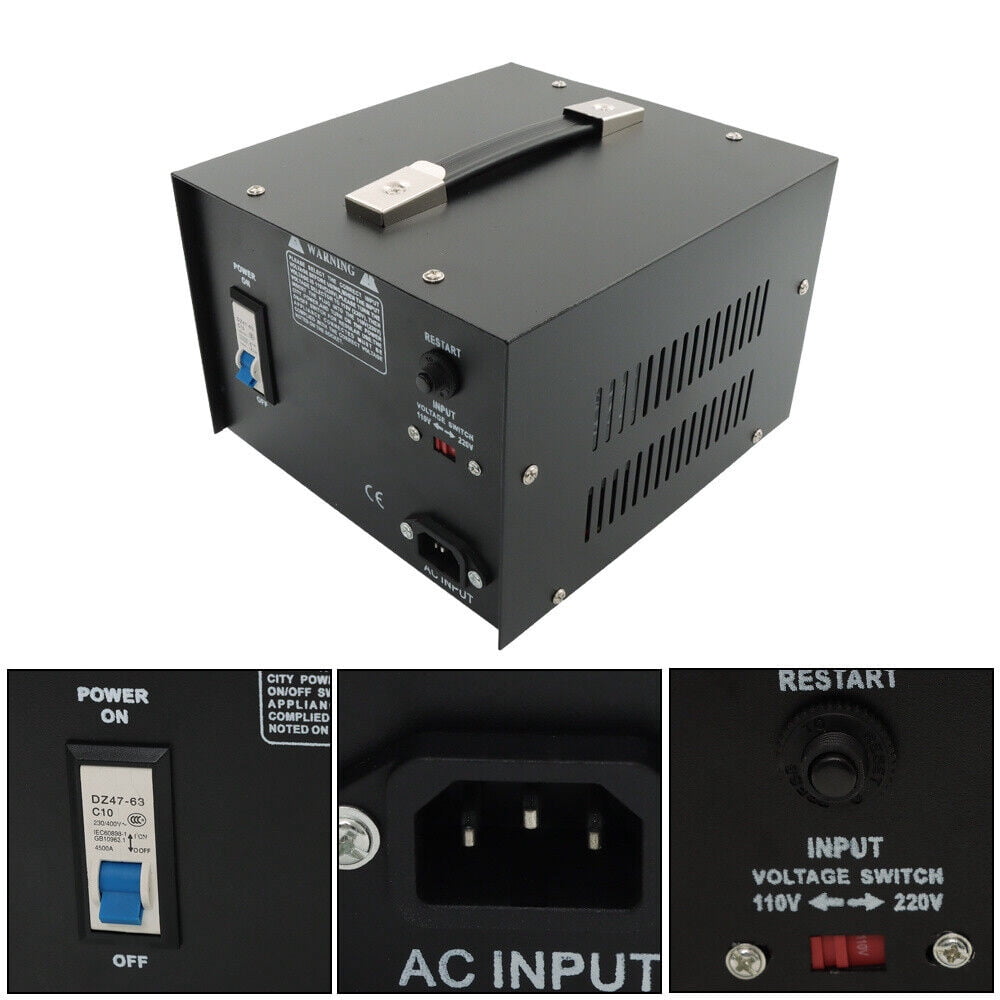 LABLT 1500W Voltage Converter Transformer 220V to 110V 110V to 220V Step Up/ Down USA