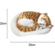 thumbnail image 3 of Realistic Sleeping Plush Breathing Cat With Mat, Cute Breathing Cat Simulation Sleeping Cat Plush Do, 3 of 4