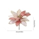 thumbnail image 3 of Flores Navideñas de Tela con Ribetes Dorados. Arreglos Florales Navideños. Decoraciones con Flores Artificiales., 3 of 6