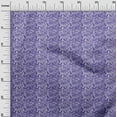 thumbnail image 3 of oneOone Cotton Silk Bluish Violet Fabric Jacobean Floral Diy Clothing Quilting Fabric Print Fabric By Yard 42 Inch Wide, 3 of 4