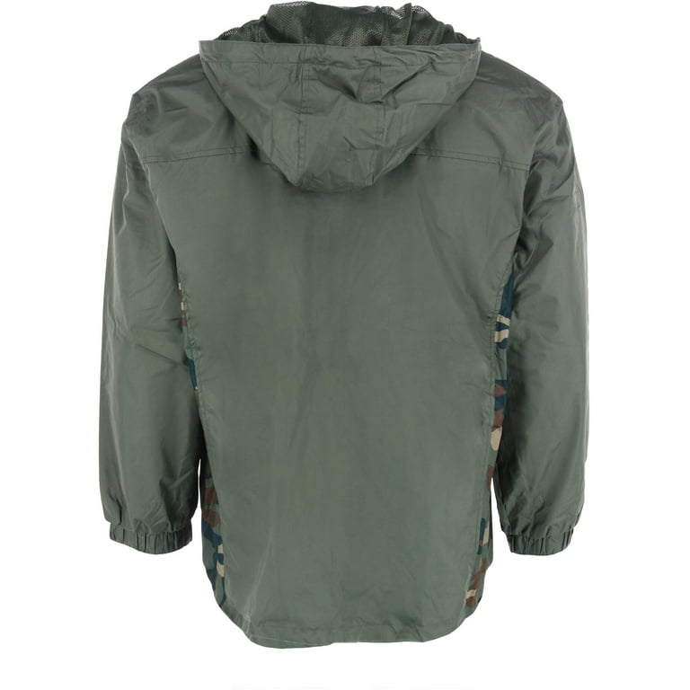 REVIBE ウェア I5 Apparel Hooded Windbreaker Rain Jacket with Camo Side